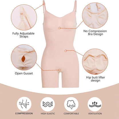 Seamless Tummy Control Shapewear Bodysuit