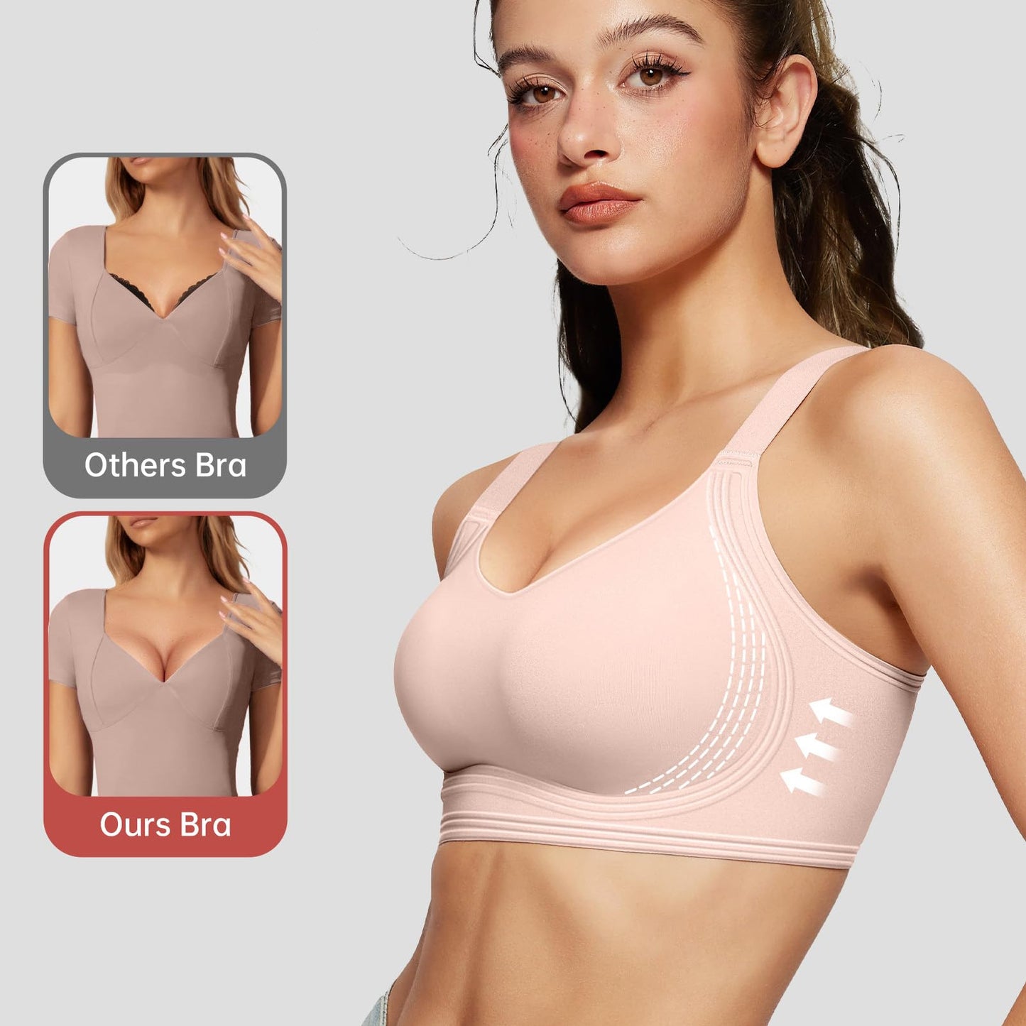Seamless Push Up Bras for Women
