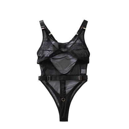 Sheer Mesh Sculpting Bodysuit