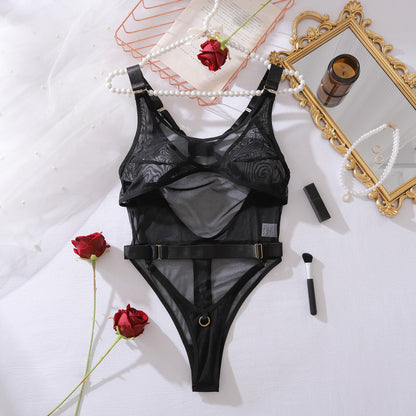 Sheer Mesh Sculpting Bodysuit