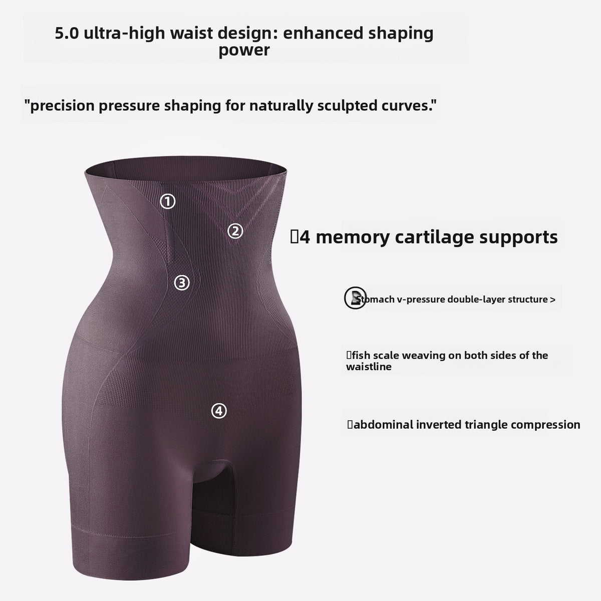 Seamless Tummy Control Body Shaper